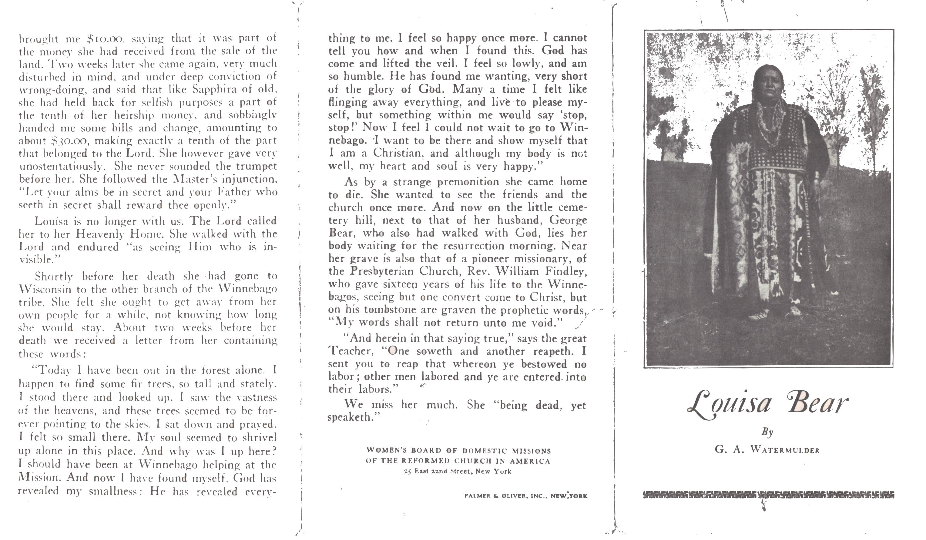 Biography of Louisa Bear (2)
